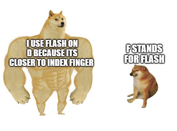 MakkroLoL's tweet photo. D on flash is superior in every way shape or form objectively. https://t.co/gUahPfDsPg