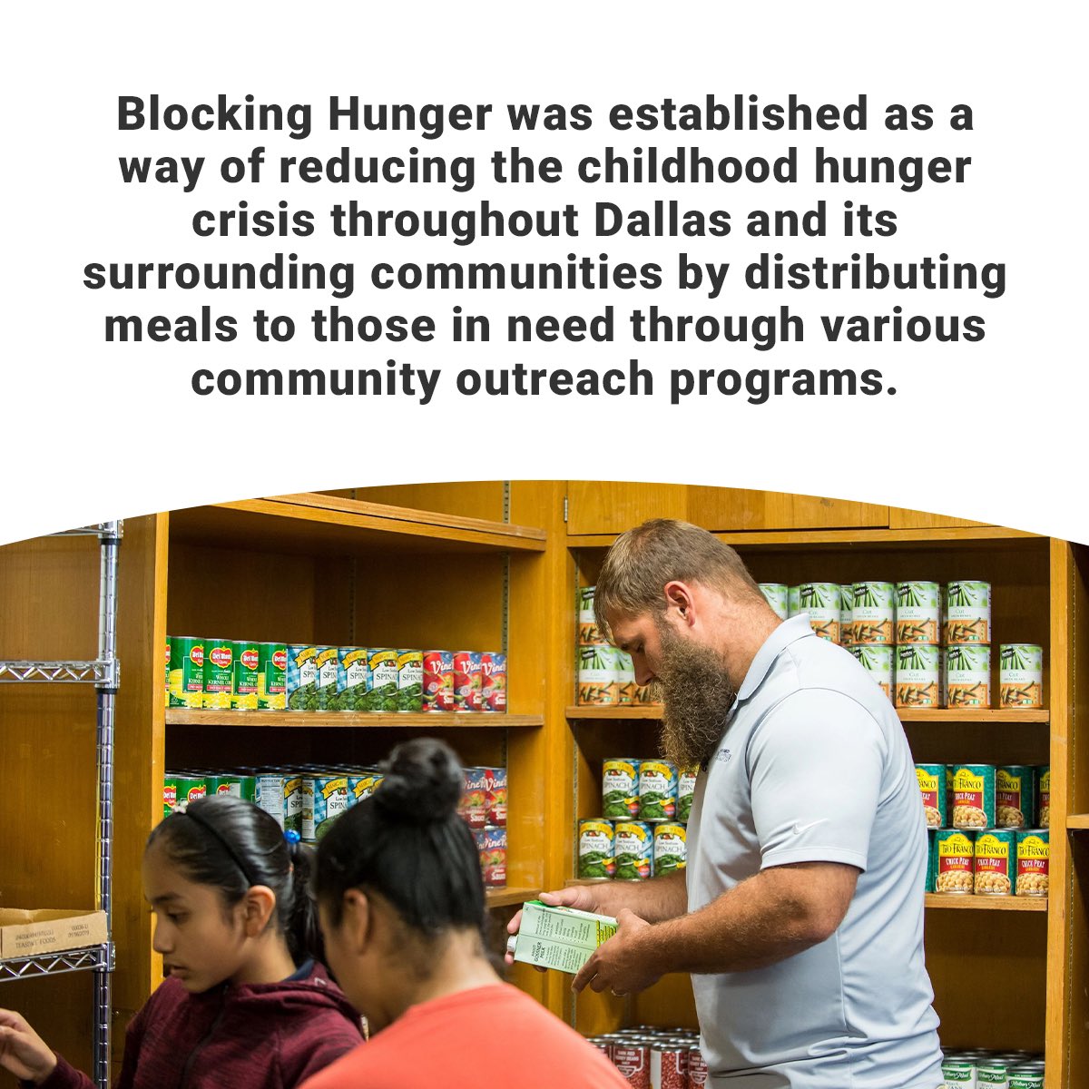 Join the @BlockingHunger team! With your donation, we can fight food insecurity in the DFW area & #BlockHunger together! Every donation gets us closer to our #GivingTuesday goal of raising $5,000 in 24 hours & provide more meals to children in need! ⬇️ bit.ly/3gHy1qh