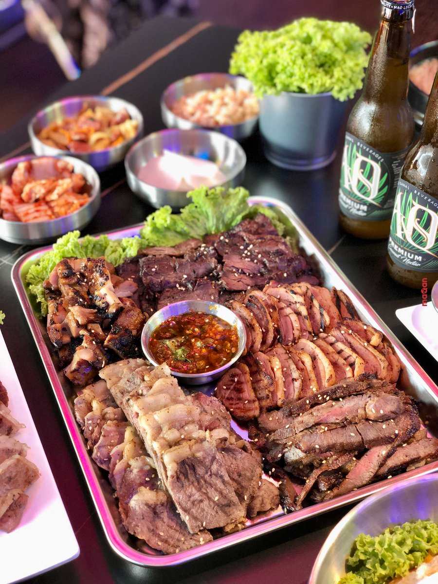 maqanmy's tweet photo. Korang dah tahu ke belum? Abe Zizan kita dah buka cawangan Restoran K-Town Korean BBQ Grill House yang ke-3 di Johor Bahru 🥳🥳!

Yang biasa tengok dekat K-Drama tu, korang boleh dapatkan menu yang korang lama idamkan semua di sini!!
.
🍽K-Town Korean BBQ Grill House https://t.co/9GlHtlEG3R