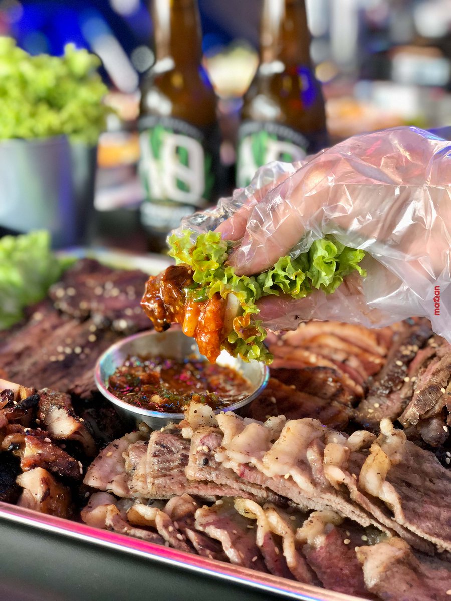 maqanmy's tweet photo. Korang dah tahu ke belum? Abe Zizan kita dah buka cawangan Restoran K-Town Korean BBQ Grill House yang ke-3 di Johor Bahru 🥳🥳!

Yang biasa tengok dekat K-Drama tu, korang boleh dapatkan menu yang korang lama idamkan semua di sini!!
.
🍽K-Town Korean BBQ Grill House https://t.co/9GlHtlEG3R