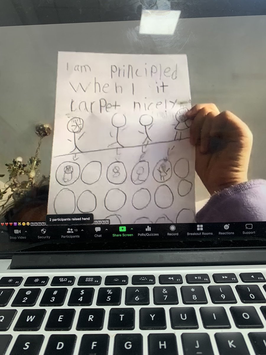 MsClares's tweet photo. How can you be principled? We shared online our work on how we can be principled. #myCISB #onlinelearning https://t.co/4M4OUGZUm7
