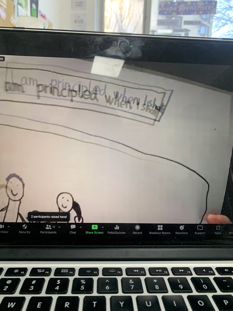 How can you be principled? We shared online our work on how we can be principled. #myCISB #onlinelearning