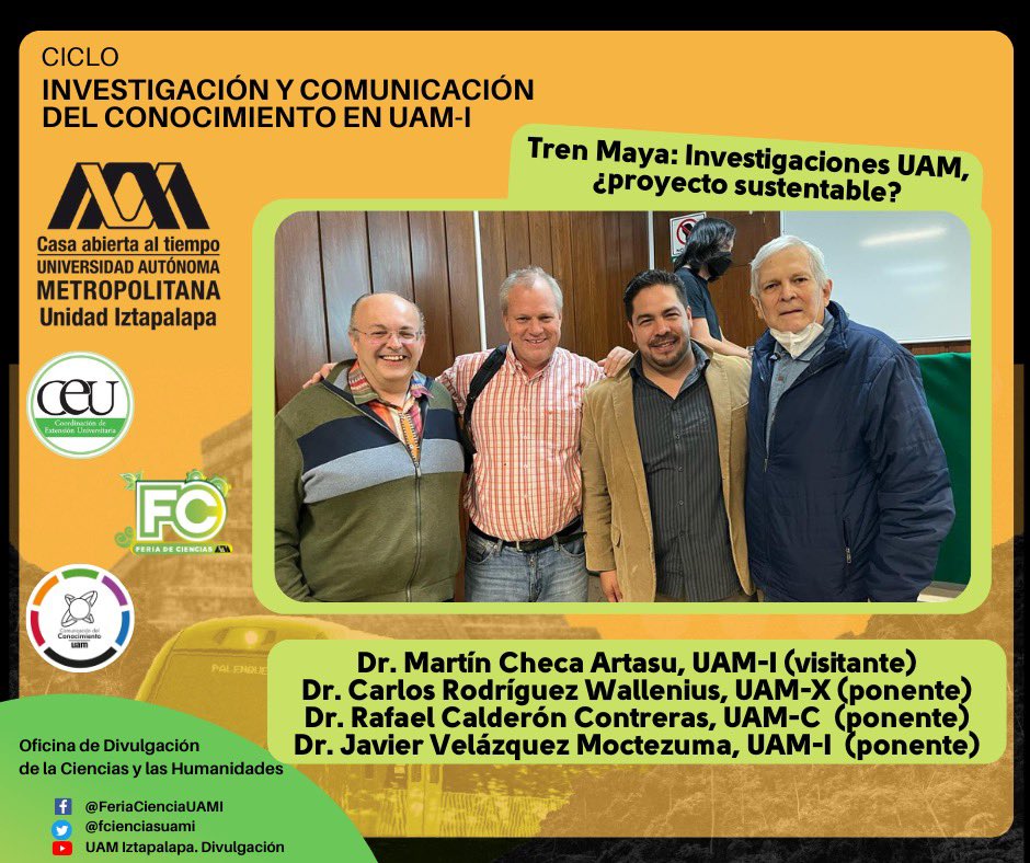 fcienciasuami's tweet photo. #MomentosDe eventos colaborativos
#ODCYH #UAMI #UAM #ComunicaciónConocimiento https://t.co/m0DCHOLghM