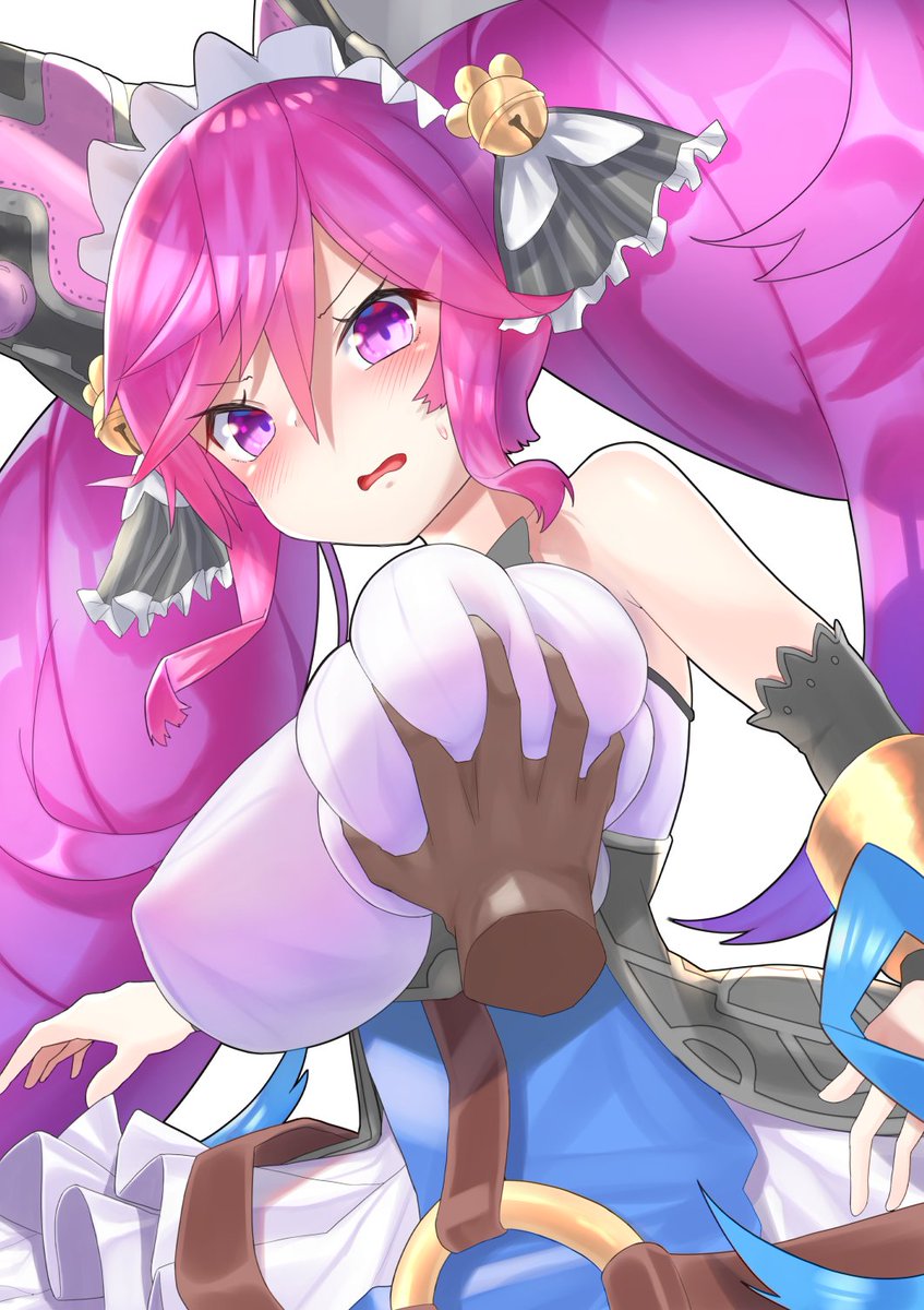 "Ieeh—! This is.. a most unorthodox form of affection..."

A squeak as <a href="/SeekerOfVictory/">Sharon</a> helped herself to the chest of the Sylvan, shamelessly grabbing as much as they could from the boobage, fingers sinking into with ease despite the clothes on the way.

She is embarrassed..💧