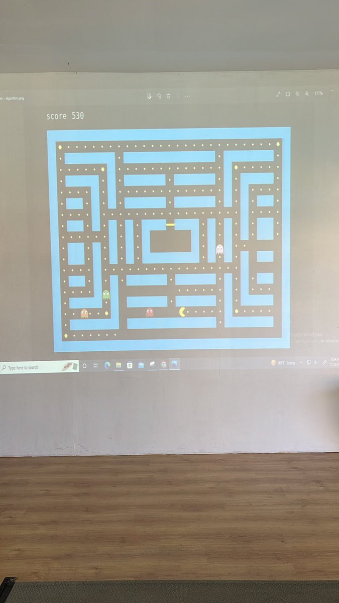 Using Pac-Man to intro algorithms in computational thinking. #ICT #ade #education