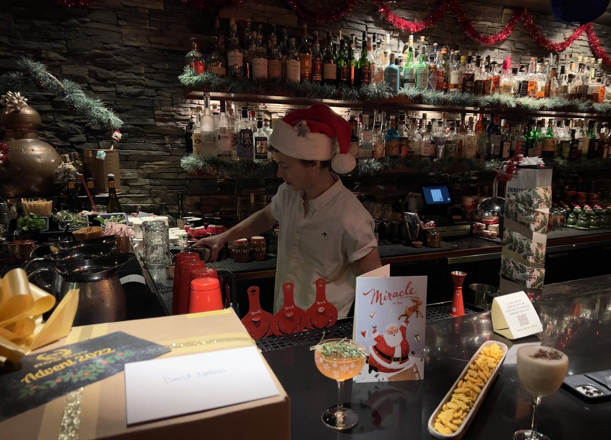 Picked up my 24-Day Advent Cocktail Kit from <a href="/RobRoySeattle/">Rob Roy</a> to help me with my Christmas Spirit this year. #HoHoHo #Belltown