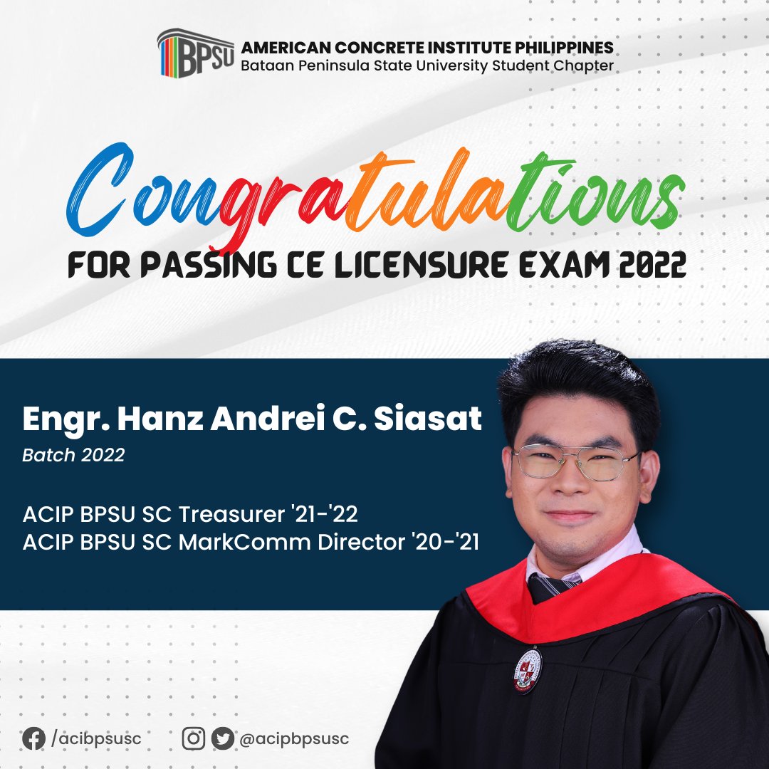 acipbpsusc's tweet photo. "The price of success is hard work, dedication to the job at hand, and the determination that whether we win or lose, we have applied the best of ourselves to the task at hand."
— Vince Lombardi
 
We, the #ACIPBPSUSC, would like to give a toast to all of the new Civil Engineers! https://t.co/7qObOklyXb