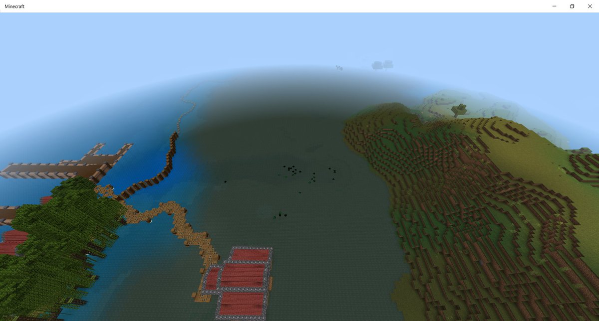 CraftGrandpa's tweet photo. Phase I of swamp expansion complete, Phase II in progress. #Minecraft #Minecraftbuilds #MinecraftSurvival https://t.co/oky1VtNMYq