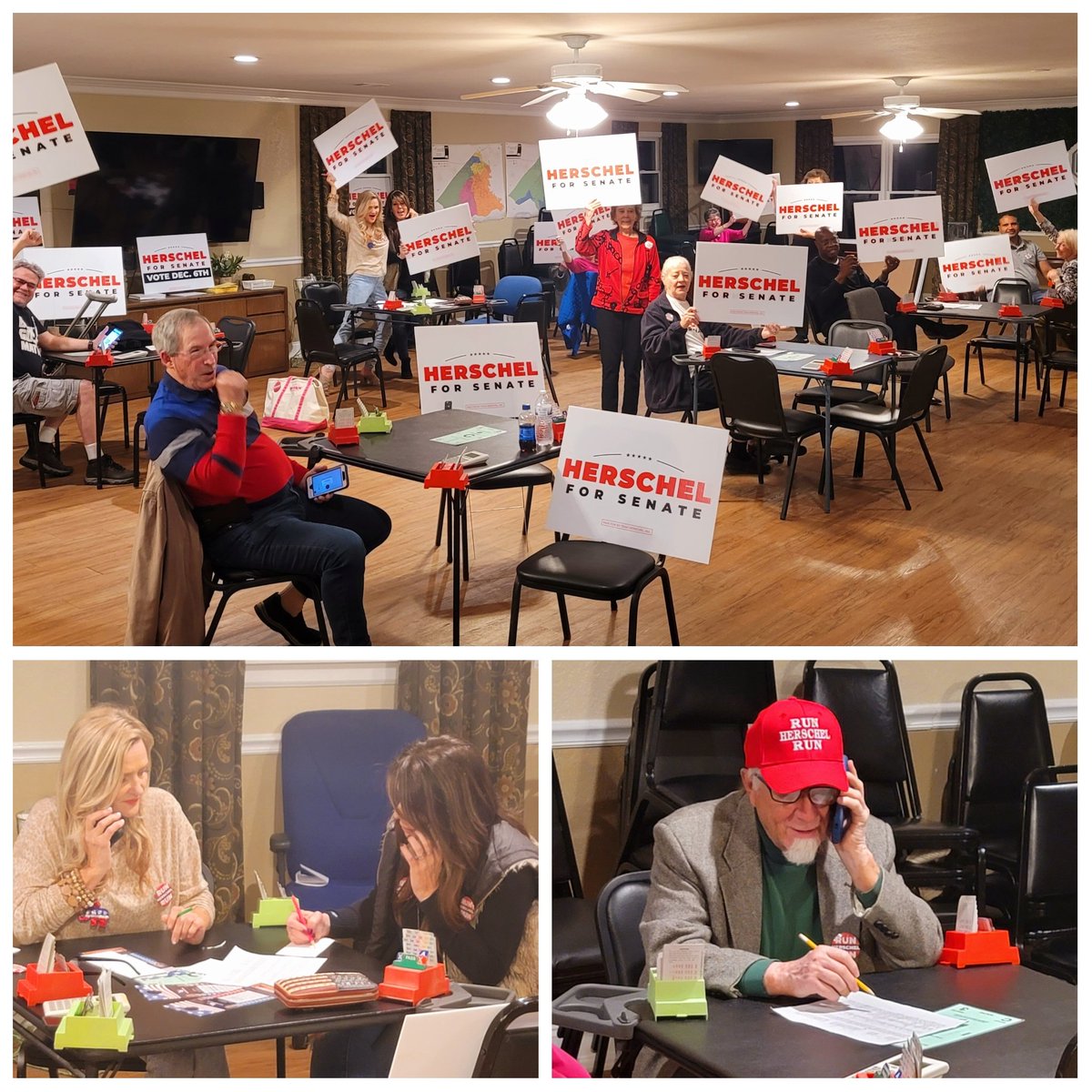'Tis the season and <a href="/HerschelWalker/">Herschel Walker</a> is the reason we're making calls to Get Out the Vote in the CSRA 🗳. Stop the Biden-Warnock agenda. Save Georgia 🍑 
#gasen #gapol #GeorgiaOnTheLine #LeadRight