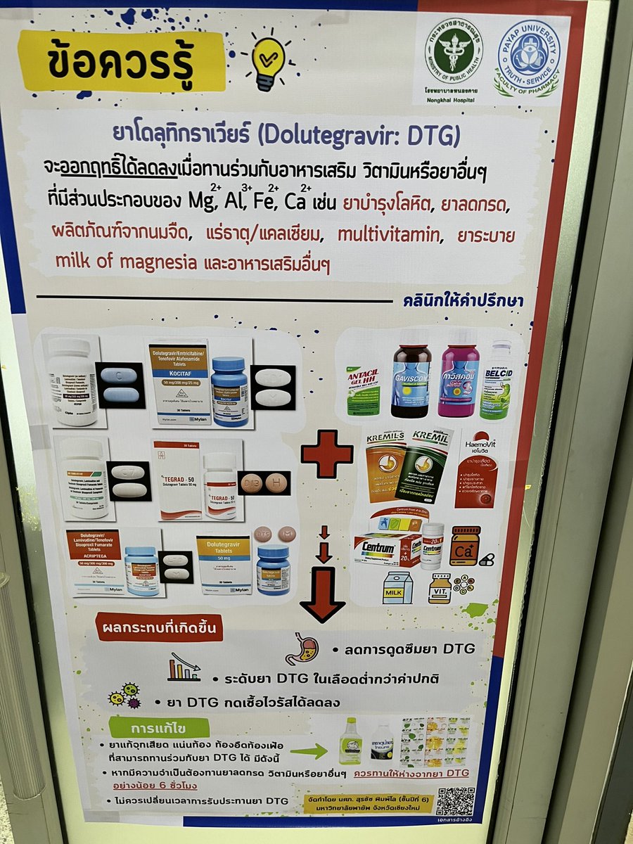 kapimanthai's tweet photo. พรุ่งนี้วันเอดส์โลกหมอขอพรพระให้เจอวัคซีนรักษาให้โรคนี้หายขาดไปจากโลกนี้แต่วันนี้หมอให้เค้าทำป้ายสำหรับเพื่อนที่เปลี่ยนสูตรยาใหม่มาทำความเข้าใจกันอย่างง่าย https://t.co/Jy3bop48v9