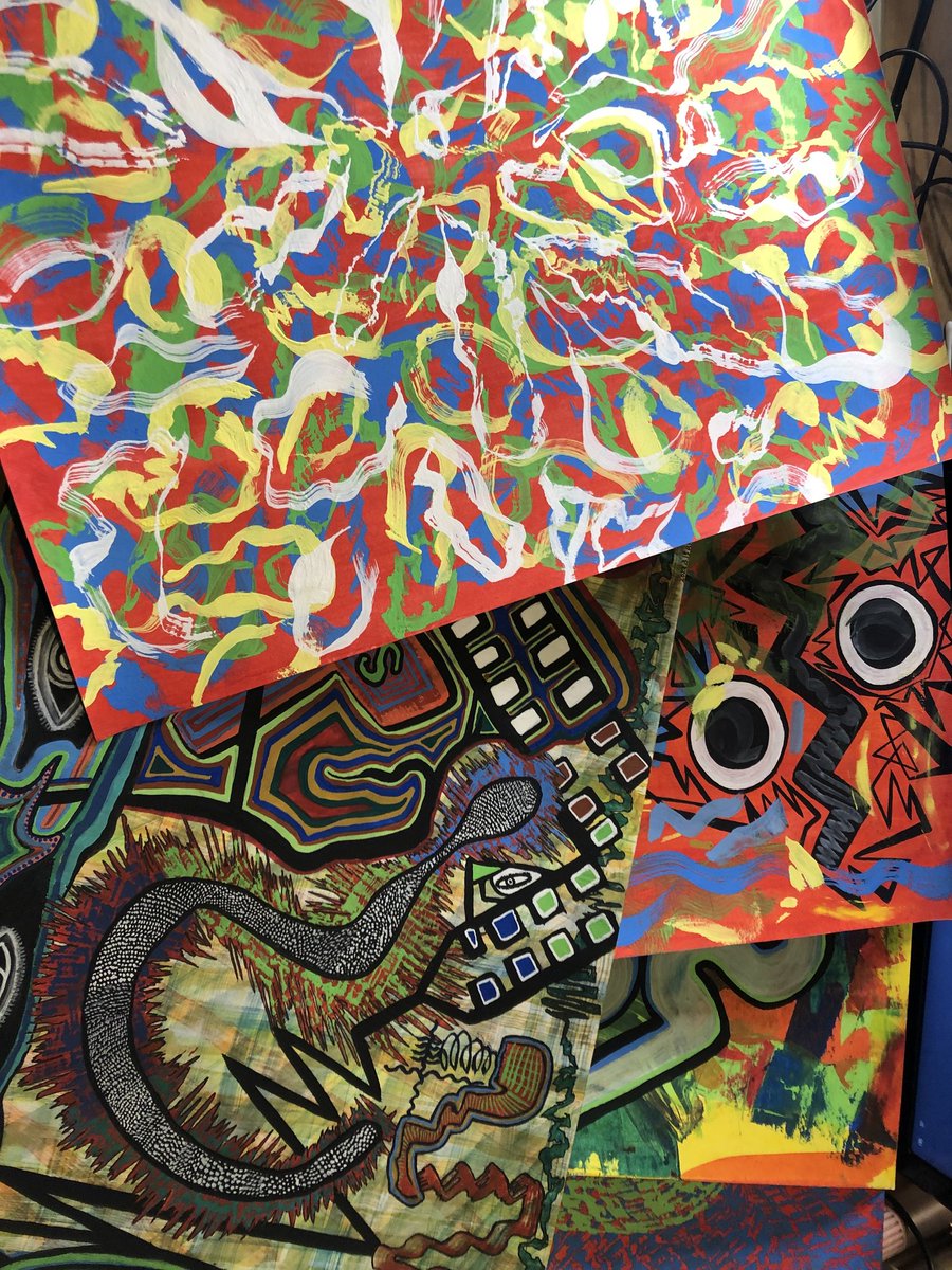 akimitsume's tweet photo. 刑務所で描いたやつら

#Art #AbstractPainting #Abstract #Painting #nftart #akimitsume https://t.co/brnncRxkgP
