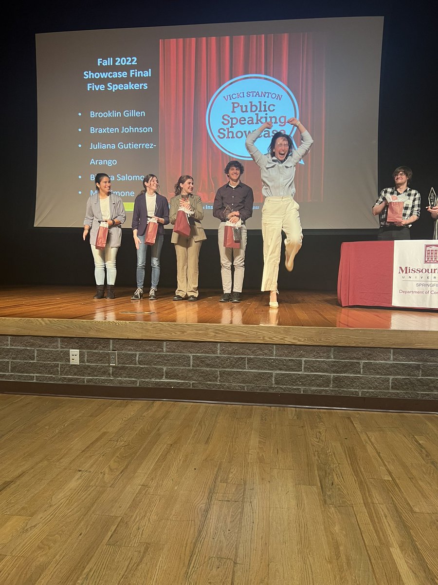 HannahHaileyPR's tweet photo. Drumroll please… the results are in! Congratulations to the 2022 @MsuVspss winner, Juliana! @MSU_RCOAL @msuCOMDept @MissouriState https://t.co/bTdc65vCPP