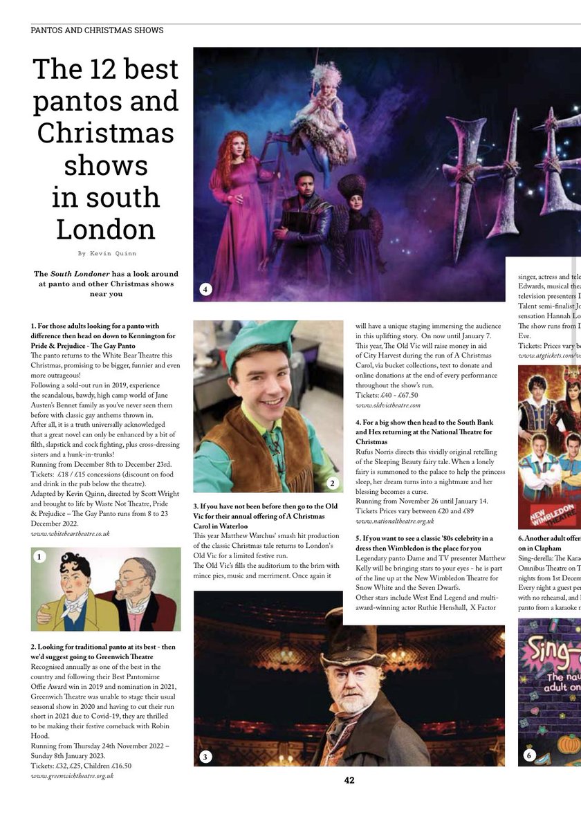 WasteNotTheatre's tweet photo. No wonder we’re selling out so fast.. 1st best panto &amp; Christmas show in South London! 😍🎊🎉🍾

Read the full article from @thesouthlondoner here: https://t.co/xp2UtLVtr5

🍆 Pride &amp; Prejudice Gay Panto
📍White Bear Theatre
📆 8.12.2022 - 23.12.2022
🕐 Weds - Fri 7:30pm https://t.co/6isX7ZSf81