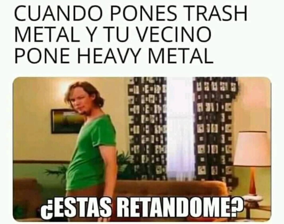 lacuevacultural's tweet photo. Gran duelo! ๐ค๐
#metal #heavymetal #music #musica #meme #Memes #memes2022 #memesrock #Memesmusica #MemesMetal #humor https://t.co/gSEKTqmyut