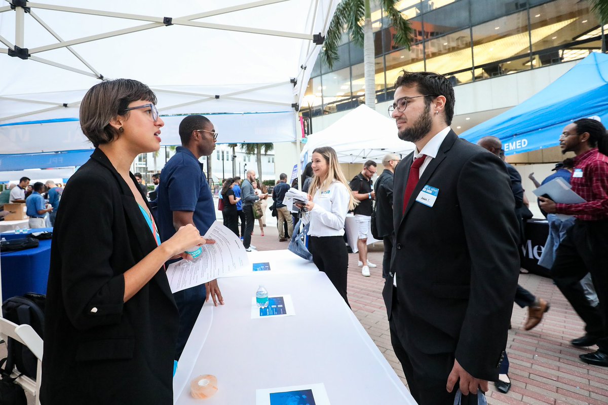 mdcpresident's tweet photo. Talent is universal but opportunity is not! Proud day at MDC where we hosted the @VentureMiami Tech Hiring Fair — a pipeline where employers from across our community connected with local talent. Together we are fueling Miami’s tech ecosystem!
#MDCTech https://t.co/MQ1wCKmq5G
