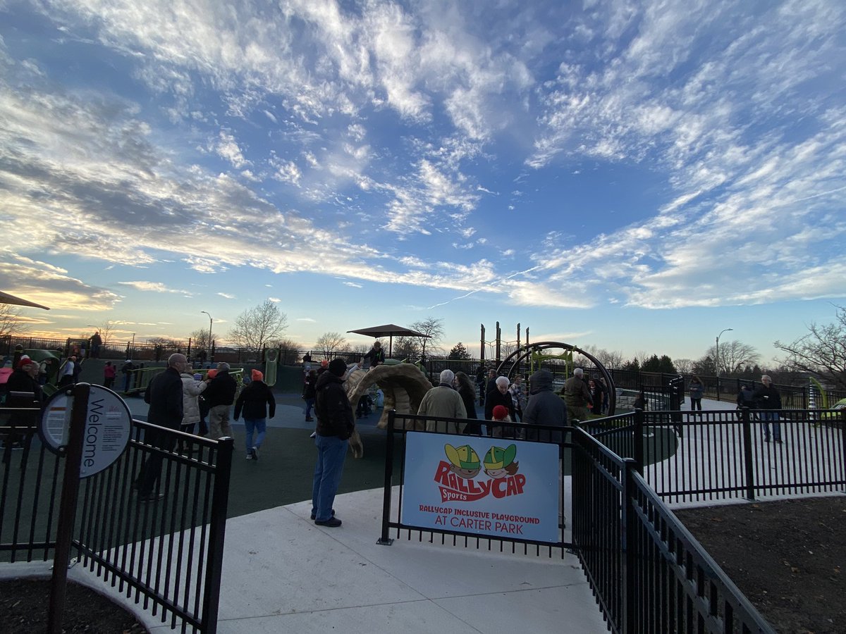 63bigcal's tweet photo. What a special day for @cityofbg, @RallyCap_BGSU, Wood County Plays - &amp; all the youth that get to enjoy this new #InclusivePlayground at Carter Park.Kudos to @pjhookman1 and @_Luke_Sims for their vision along with @Ryan_Wichman and the Team of volunteers that made this a reality! https://t.co/gWAhaSB3B8