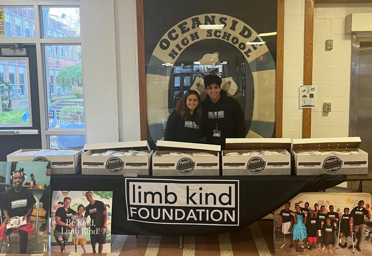 Limb Kind Foundation (@limbkind) on Twitter photo So proud of Lindsay and Matt as they held their second annual #GivingTuesday <a href="/LimbKind/">Limb Kind Foundation</a> Pretzel Sale at OHS (held in conjunction with the <a href="/OHSKeyClub_/">OHS Key Club</a> ). Bringing in over $450, these ambassadors are true examples of what it means to #BeKindLimbKind!🥨
<a href="/DianeProvvido/">Diane Provvido</a> @TeachMitch So proud of Lindsay and Matt as they held their second annual #GivingTuesday <a href="/LimbKind/">Limb Kind Foundation</a> Pretzel Sale at OHS (held in conjunction with the <a href="/OHSKeyClub_/">OHS Key Club</a> ). Bringing in over $450, these ambassadors are true examples of what it means to #BeKindLimbKind!🥨
<a href="/DianeProvvido/">Diane Provvido</a> @TeachMitch