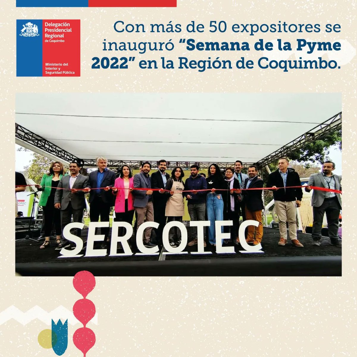 DPRCoquimbo's tweet photo. Recuerda que estamos en #LaSemanaDeLaPYME y para reconocer a nuestros emprendedores y emprendedoras, en pleno centro de #LaSerena tenemos la #ExpoMipe.

Para conocer de ésta y otras actividades, entra a https://t.co/P9D0r7LBMW https://t.co/rpM6haWXCO