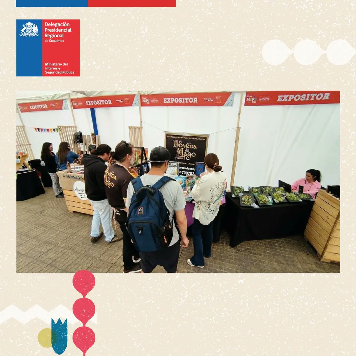DPRCoquimbo's tweet photo. Recuerda que estamos en #LaSemanaDeLaPYME y para reconocer a nuestros emprendedores y emprendedoras, en pleno centro de #LaSerena tenemos la #ExpoMipe.

Para conocer de ésta y otras actividades, entra a https://t.co/P9D0r7LBMW https://t.co/rpM6haWXCO