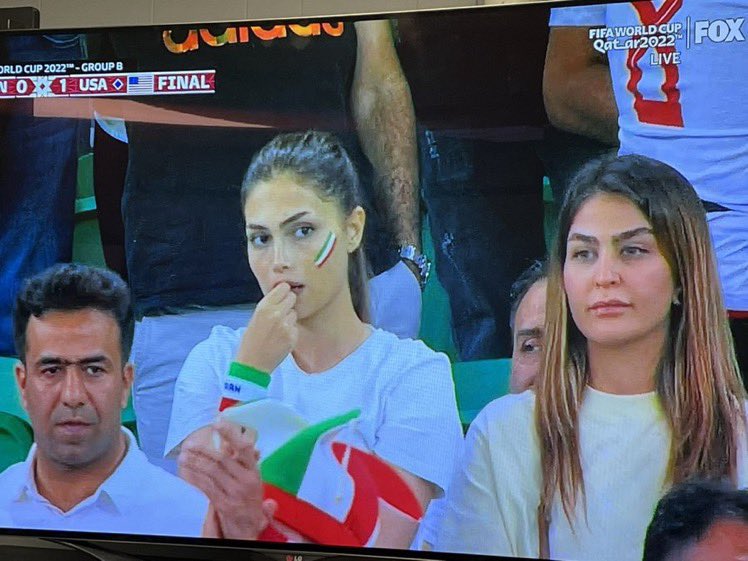 Chente On Twitter If Anyone Has Seen This Girl From The Iran V US 