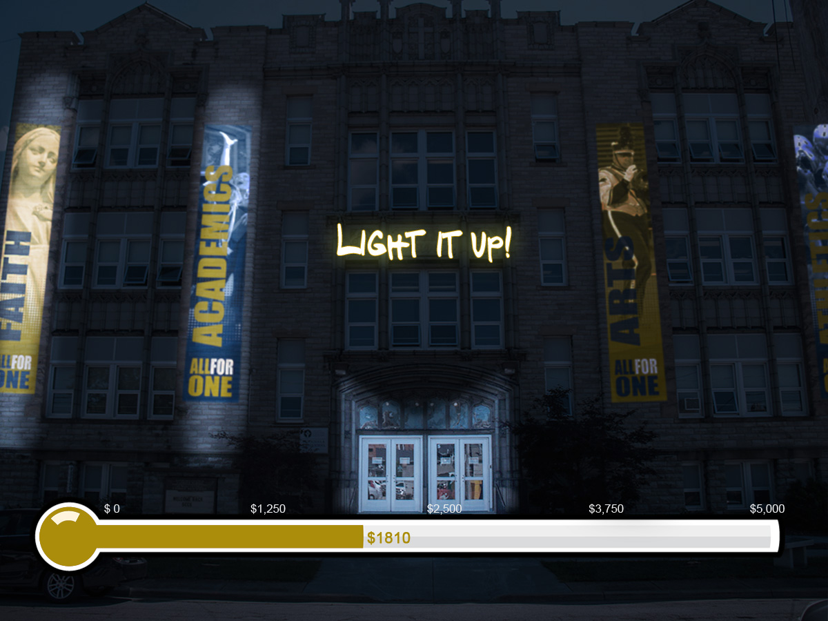 Help! It wouldn't be proper to only light half the building! How would you decide which half?e.givesmart.com/events/u4F/