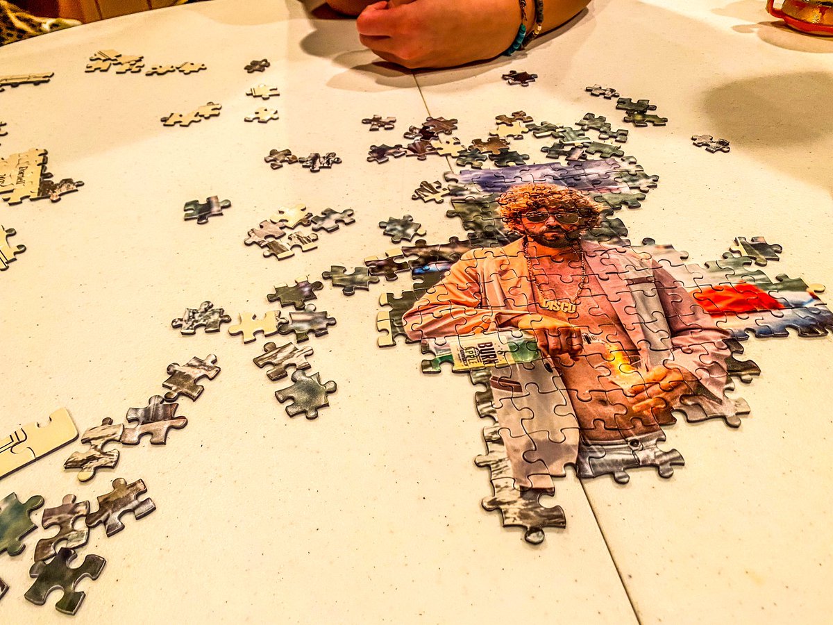 TheBurnVodka's tweet photo. It’s puzzle season. Stay warm folks. Drink Burn. #drinkburn #theburnvodka #goldmedalhabanerovodka #darnelldoes https://t.co/0SAnGn2ufY