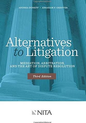 Tanner27D's tweet image. Alternatives to Litigation Mediation, Arbitration, and the Art of Dispute Resolution: Third Edition (NITA) FJHSZUG

amazon.com/dp/160156337X?…