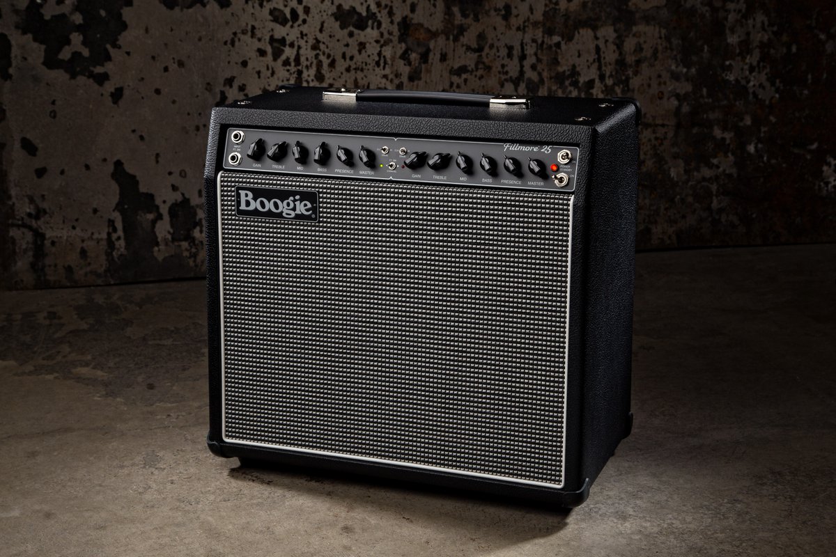 MesaBoogie's tweet photo. The Fillmore 25 pays homage to the best of 50s amps. This 6V6 loaded dynamo is hyper-tuned for present-day needs & reliability, accentuating those classic sounds while also delivering higher gain performance rich in that character. https://t.co/gZG7ejVd0U
#MesaBoogie #Fillmore25 https://t.co/Q4SRZIN4LZ