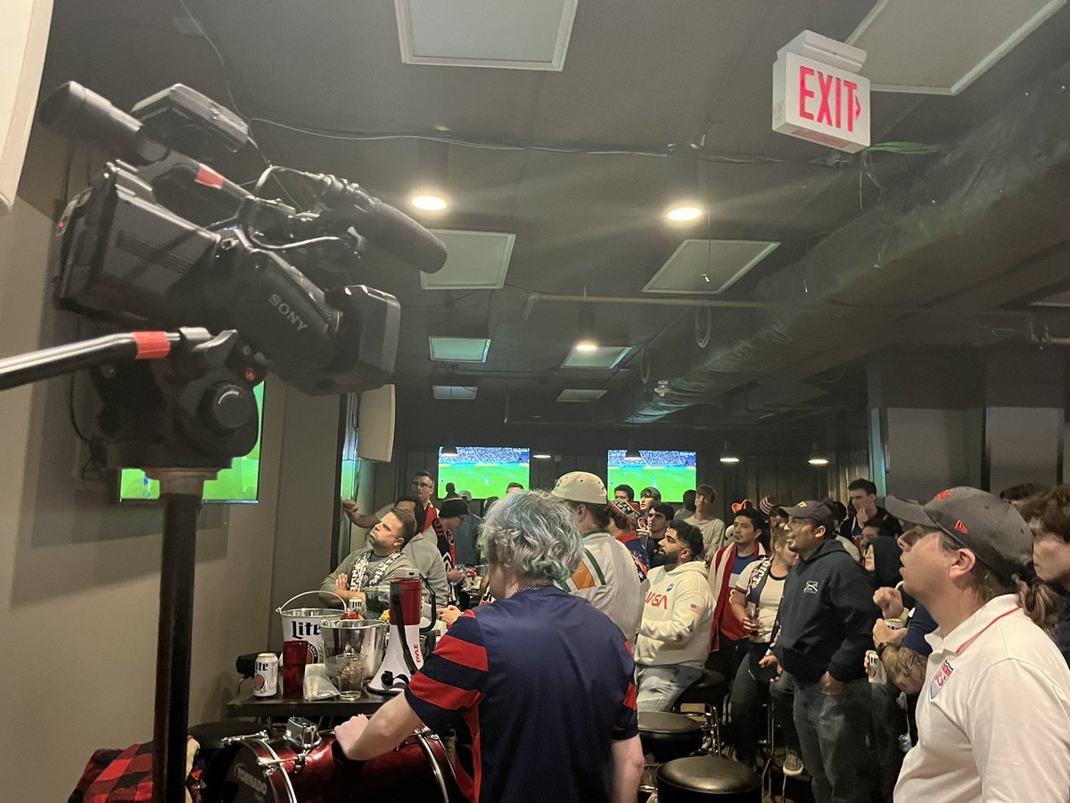 barbara18ron's tweet photo. Tensions and hopes were high at @AstroBeerHall watchparty with @AO_DC for the US v. Iran World Cup game. Energy like no other will definitely make this a fun story to work on for #j361jd https://t.co/NIxR0ahH2P