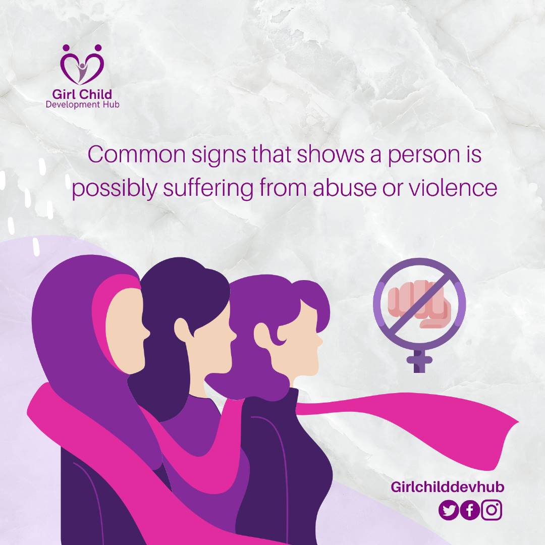 UNICEF_AUOffice's tweet photo. "Visible bruises,
Unusual psycho-social symptoms,
Inability to concentrate,
Depression,
Fear of a caregiver or parent,
Exaggerated startle response,
Excessive crying,

Let's unite to end all forms of #ViolenceAgainstWomen &amp; girls✊" @girlchilddevhub

#16DaysAfrica #OrangeTheWorld https://t.co/9gCHi2dKNk