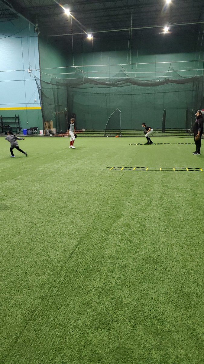 Improving our footwork and glove work!