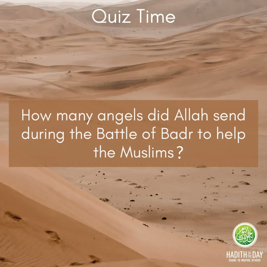 Hadithoftheday's tweet photo. Quiz Time! https://t.co/fOpE4ESYPJ