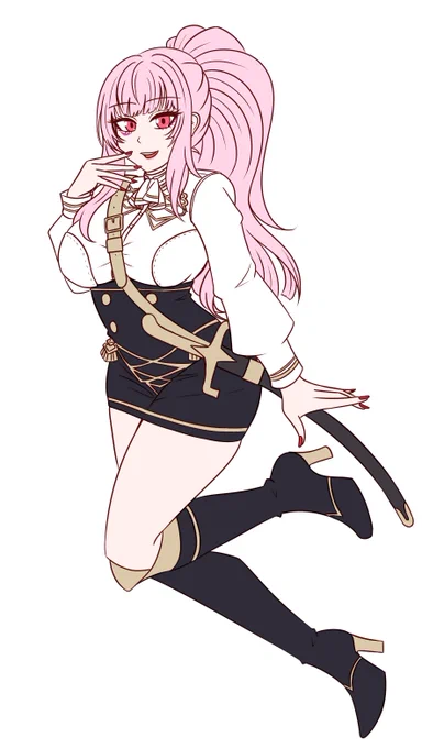 WIP colors and lines for 3H Calli 