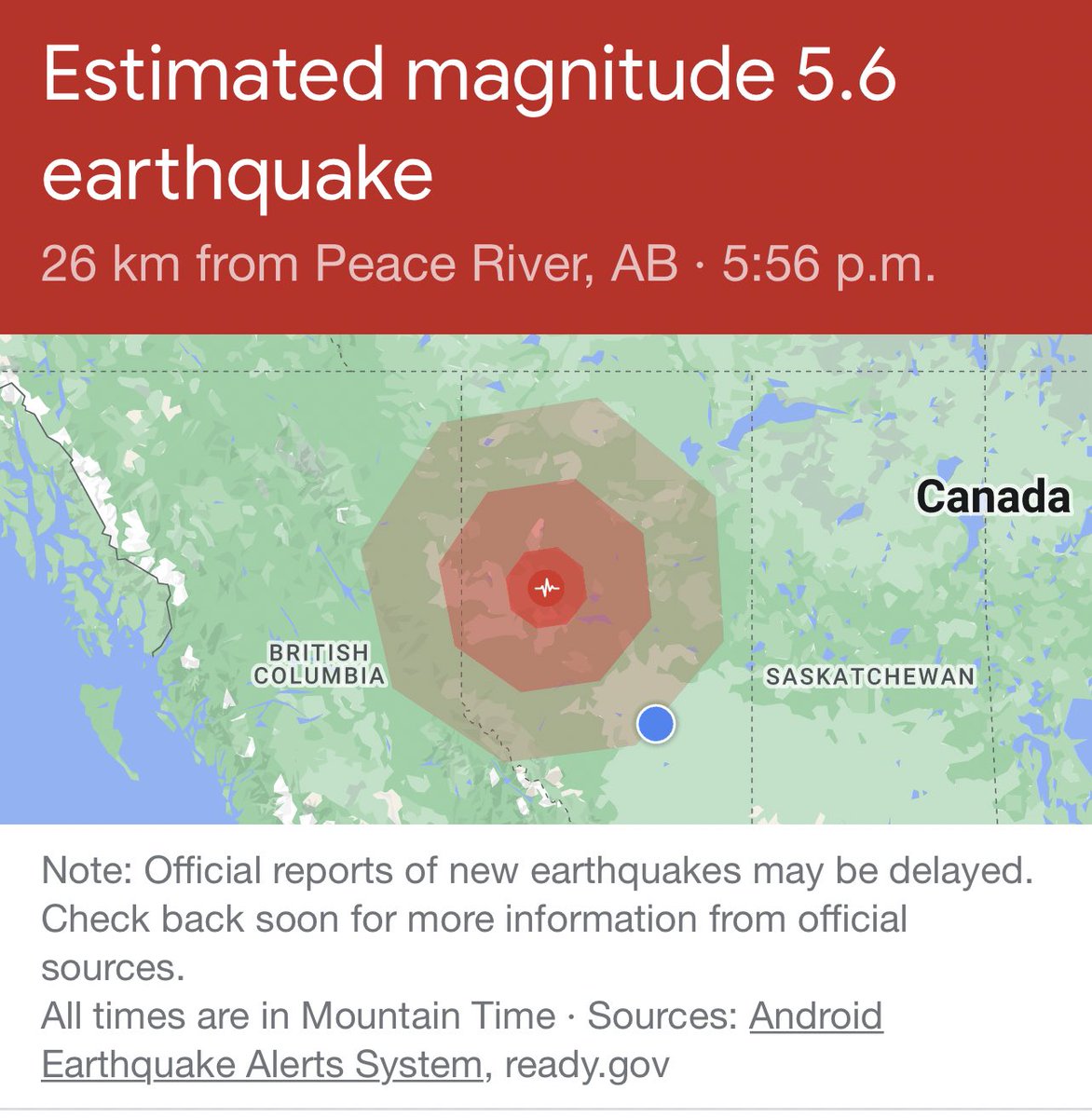 Did anyone else feel the tremor?