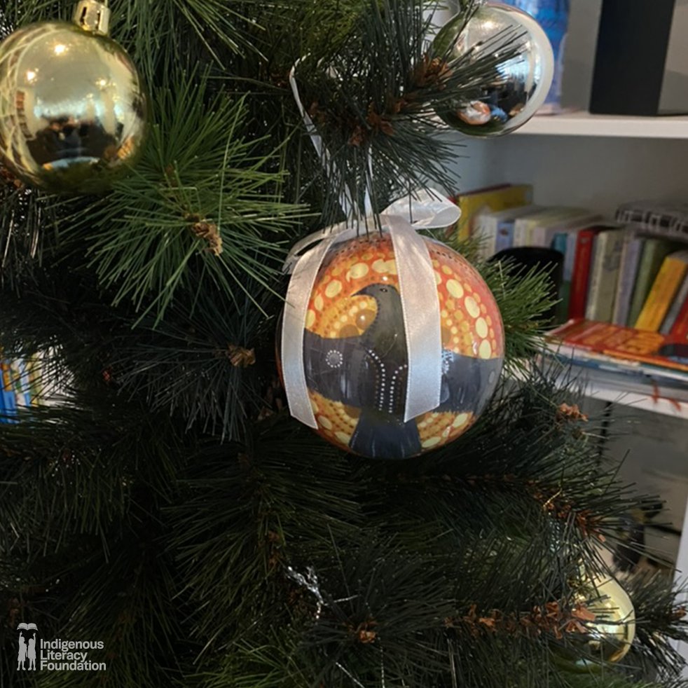 These gorgeous festive baubles were designed by ILF Ambassador Gregg Dreise and are available on @auspost website! You can find them here 🎄🎁 bit.ly/3VnEbdU