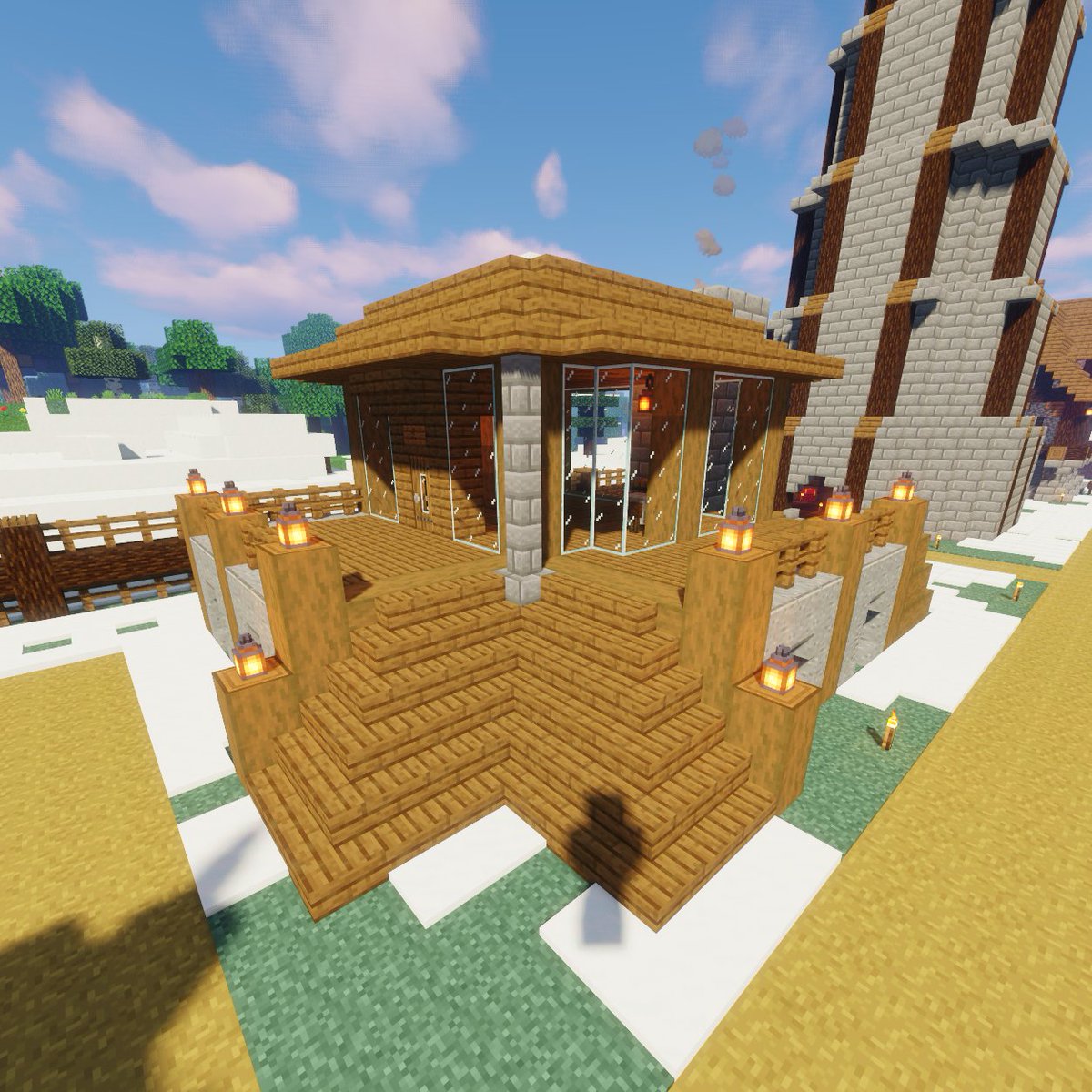 Tony_arrives's tweet photo. New shop on our server ;) #foryou #foryoupage #foreveryone #minecraft #shop #build #minecraftshop #minecraftbuilds #minecraftbuild #shops #minecraftidea #minecraftideas #idea #ideas #whatdoyouthink https://t.co/mujVvr72wI