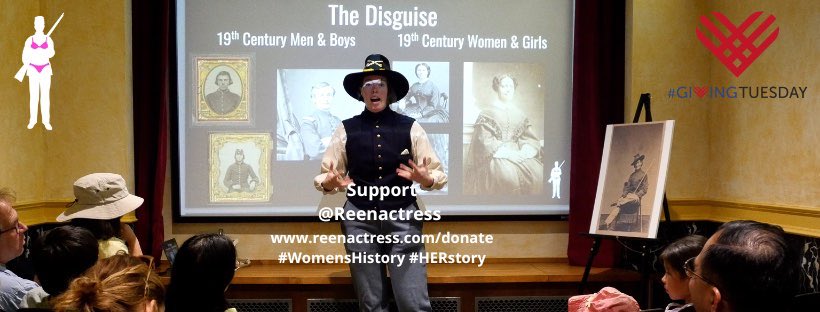 ElectCrockett's tweet photo. For #GivingTuesday2022 make a tax-deductible donation to the @Reenactress Documentary, which will tell the forgotten #HERstory of the women who hid their identity to fight as soldiers during the #AmericanCivilWar. 

Help them finish post-production now: https://t.co/C2NnQ4ouS8 https://t.co/hItZPf8yKO