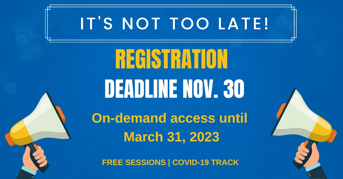 IDWeek on Twitter "It's not too late. Register by Nov. 30 for on