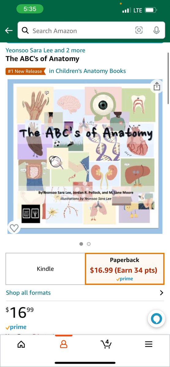 ysaralee's tweet photo. my co-author just sent me these... #1 Amazon new release in Children's Anatomy Books and for Elementary School books?! 

my mind is absolutely BLOWN! Please feel free to leave a review/send pictures - I would love to hear your thoughts!!! 🤯 https://t.co/VGrH962GlP