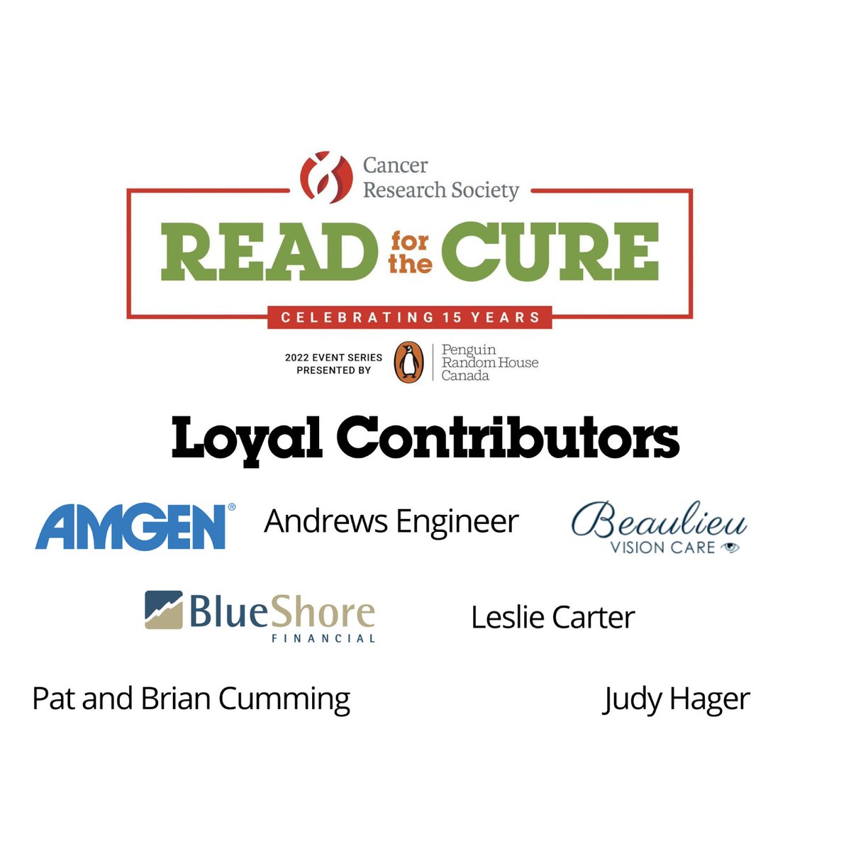 Read4theCure's tweet photo. Another year of Read for the Cure in the books! Thank you to all of our loyal contributors, patrons and special partners for your help in making this year’s events some of our best ever! https://t.co/pSp1zMWNaw