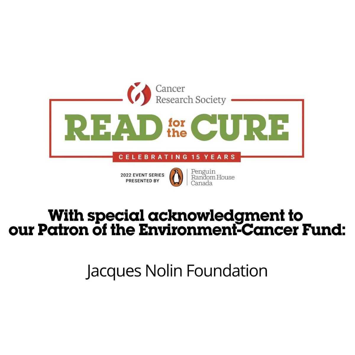 Read4theCure's tweet photo. Another year of Read for the Cure in the books! Thank you to all of our loyal contributors, patrons and special partners for your help in making this year’s events some of our best ever! https://t.co/pSp1zMWNaw