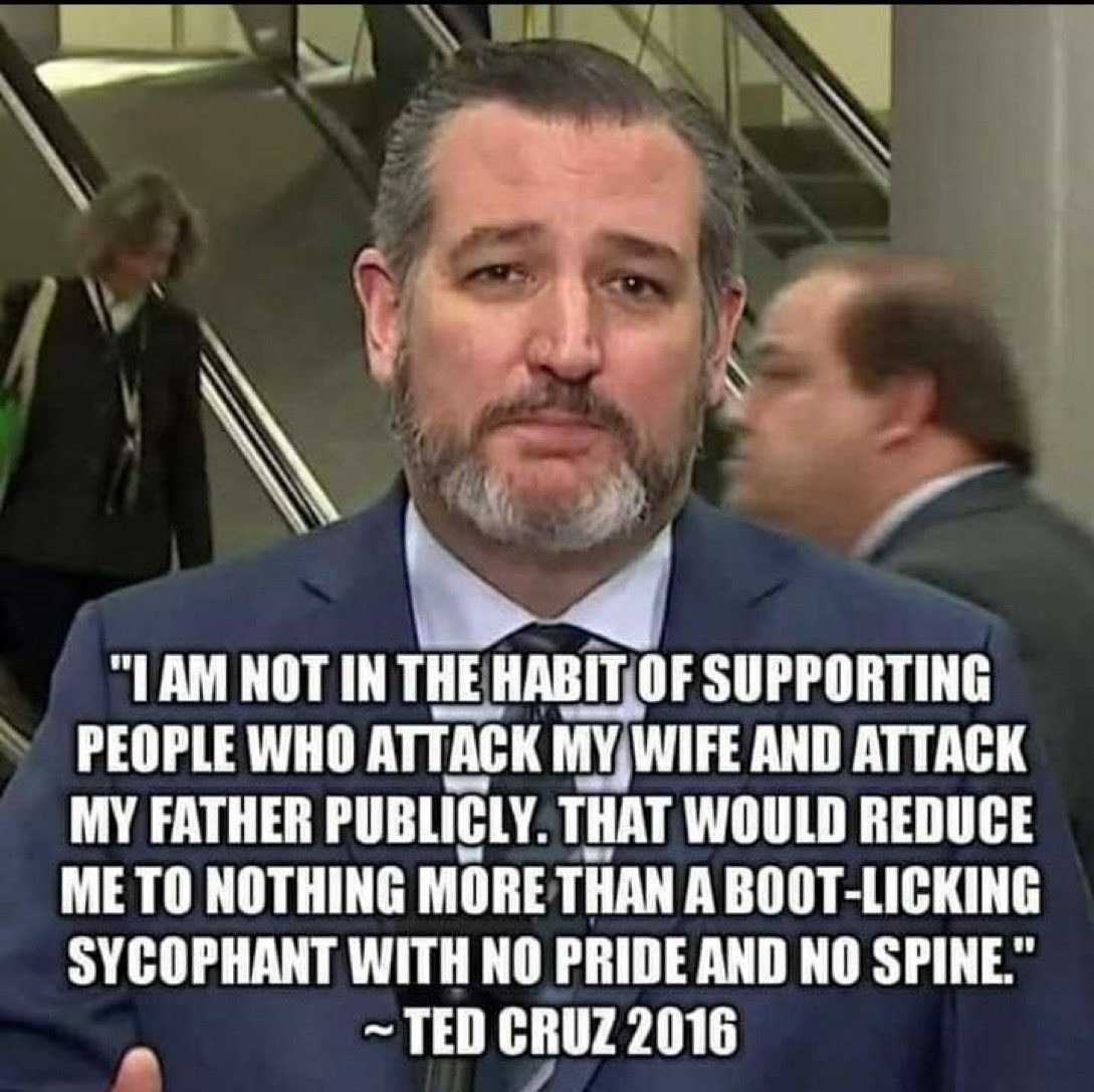 JustBri6120's tweet photo. @SenTedCruz You’re a waste. https://t.co/uW1whO1Jzp