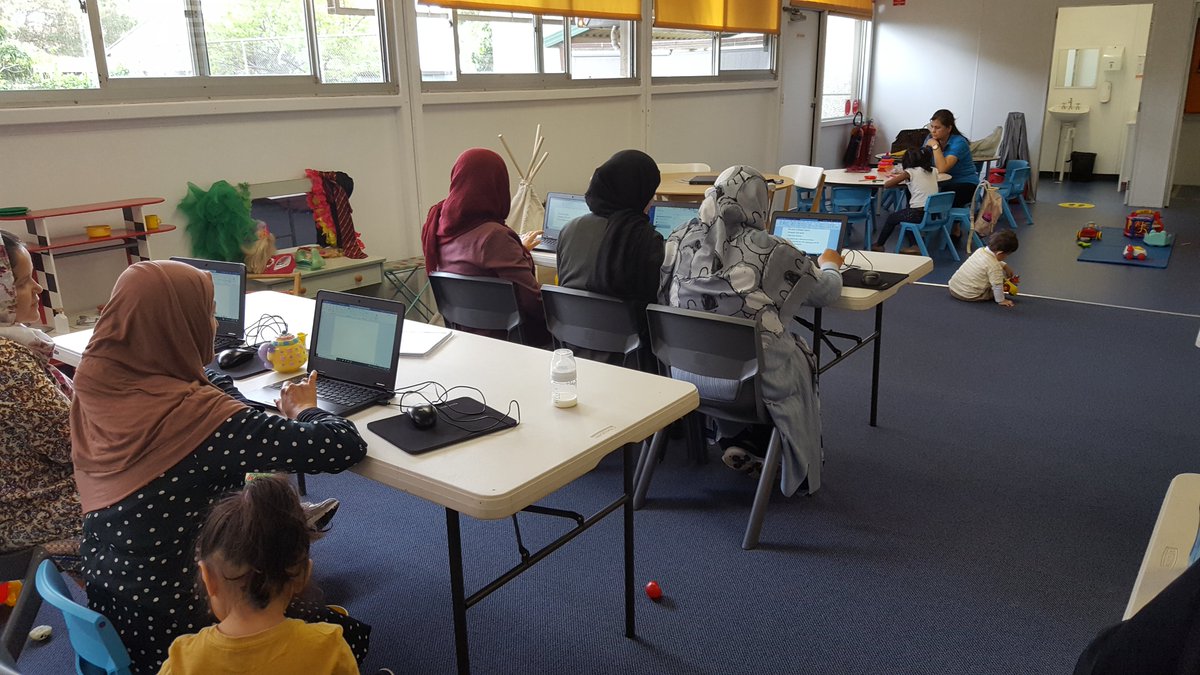We had our lesson number 7 for the Harmony House computer class today. At the start of program, most students had never used a computer before. They can now independently login, create a document, and save it to their PC.  So proud of them all!! <a href="/AuburnNthPS/">Auburn North PS</a>