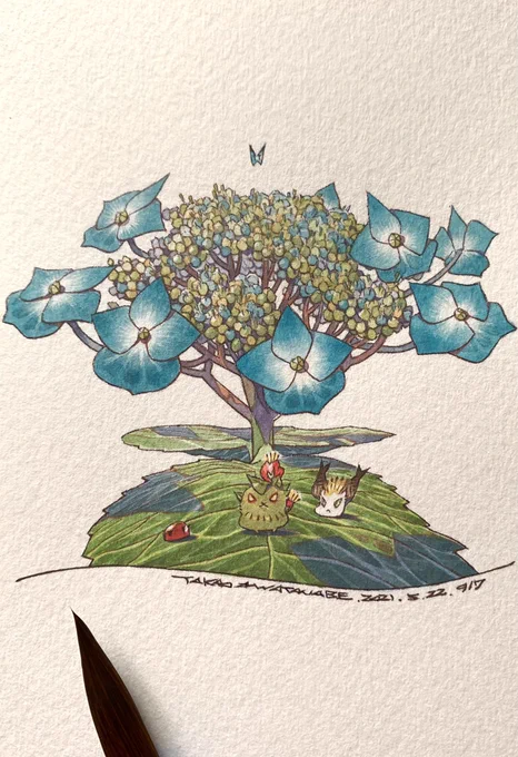 『紫陽花の下で待ち合わせ』 