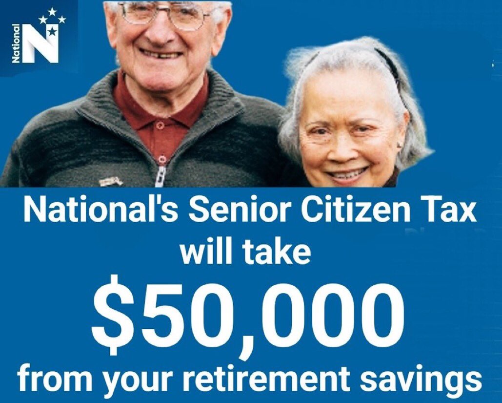 @coughlthom You will of course ~ in keeping with your usual stories on writing how much the govt will cost KiwiSavers if GST was applied to some fee ~ be telling all the @nzherald readers how LUXON of the National Party is going to cost the elderly $50,000 in superannuation.