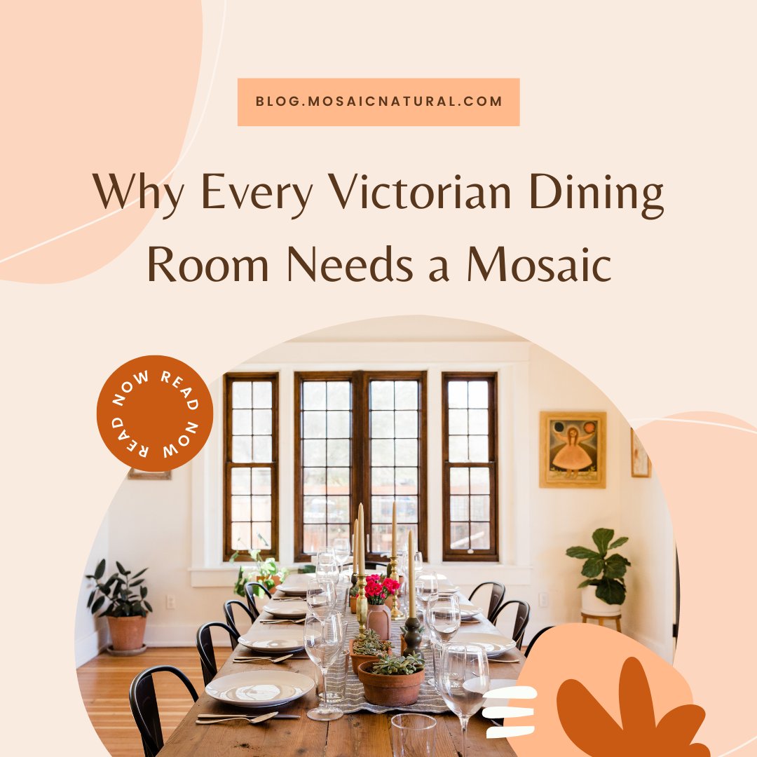 Looking for a great way to decorate your dining room?

Look no further than our latest blog post!

blog.mosaicnatural.com/why-every-vict…

#mosaicnatural #mosaic #homedecor  #homedecorinspo #homedecorideas  #interiordesignideas #diningroom #diningroomgoals #diningroomideas #diningroomdecor