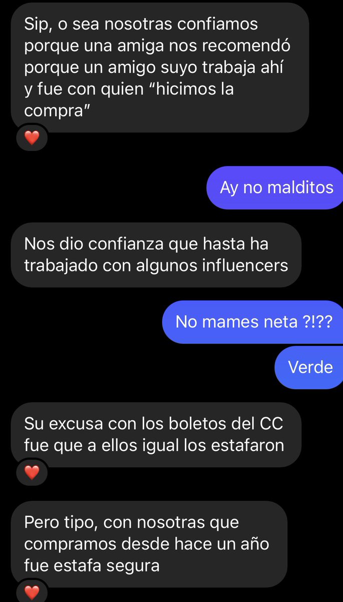 RebecaSchurenK's tweet photo. Esta cuenta boletukos estafa mucho! En referencias tiene a influencers que han colaborado que supongo les dieron boletos reales Justo para ser creíbles, estafaron a muchos para harry, cc, y el flow. Por favor rt para que gente no caiga y pues gente deje de colaborar con ellos https://t.co/AqhtwFMPjO