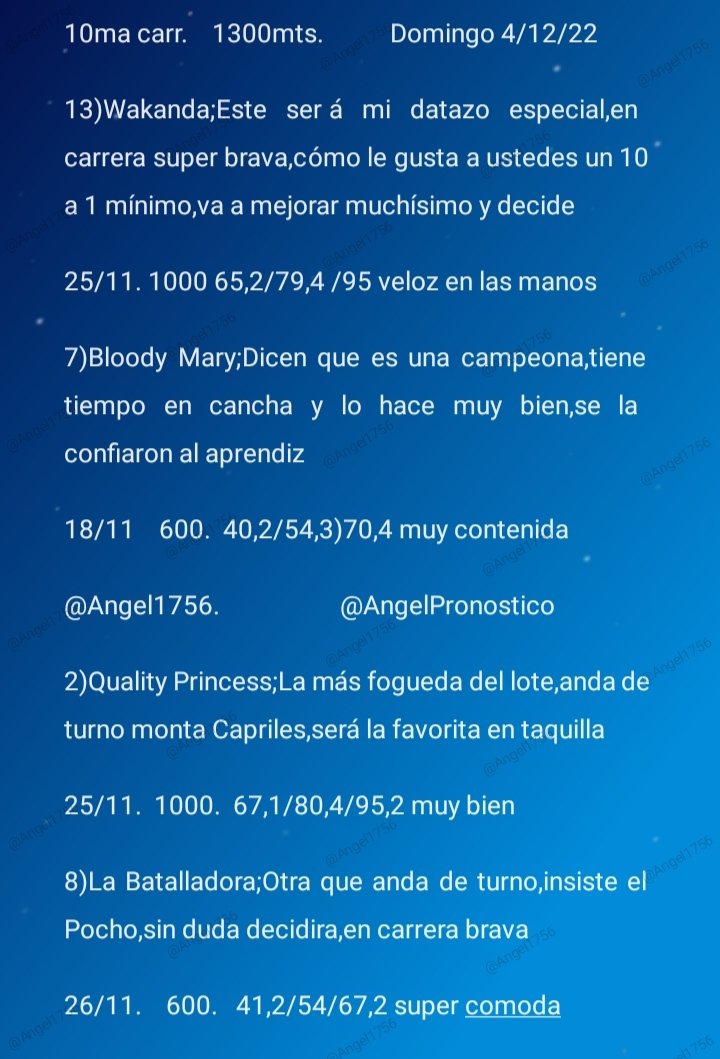 AngelPronostico's tweet photo. Vamos con la cuarta carrera válida
#HipismoLaRinconada https://t.co/aevofMqomU