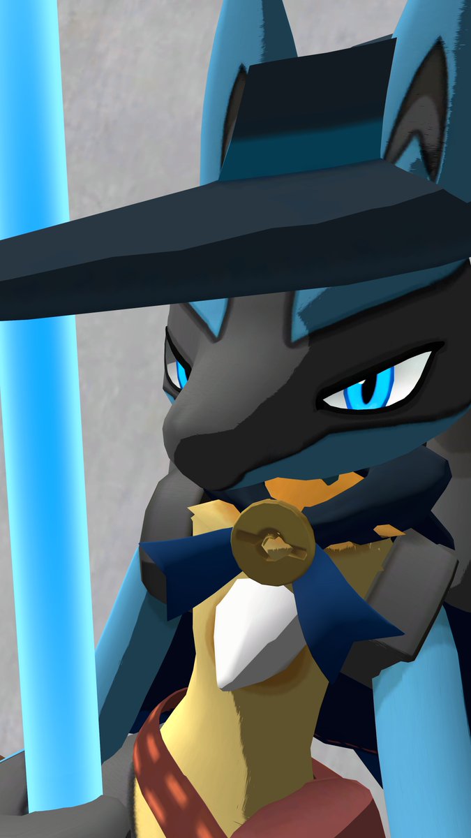 Overlandink371's tweet photo. Trying something new on my avatar, I think it looks good! #lucario #pokemon https://t.co/9Zge7F4bdD