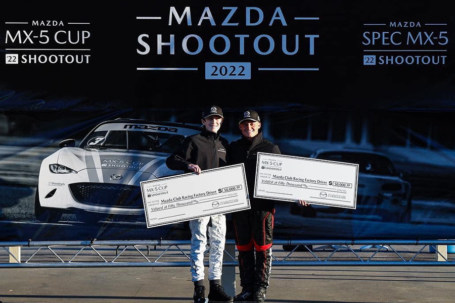 eKartingNews.com (@ekartingnews) on Twitter photo . @MargayRacing driver <a href="/reidsweeney9/">Reid Sweeney</a> and <a href="/MPGMotorsports/">Mpgmotorsports</a> own <a href="/ChaseJones1771/">Who?</a> have been named as official <a href="/MazdaRacing/">Mazda Motorsports</a> drivers in the <a href="/SpecMX5Racing/">Spec MX-5</a> for 2023.
ekartingnews.com/2022/11/29/reiā¦
#Mazda #MazdaMotorsports #SpecMX5 #MazdaShootout #PROgression #karting . @MargayRacing driver <a href="/reidsweeney9/">Reid Sweeney</a> and <a href="/MPGMotorsports/">Mpgmotorsports</a> own <a href="/ChaseJones1771/">Who?</a> have been named as official <a href="/MazdaRacing/">Mazda Motorsports</a> drivers in the <a href="/SpecMX5Racing/">Spec MX-5</a> for 2023.
ekartingnews.com/2022/11/29/reiā¦
#Mazda #MazdaMotorsports #SpecMX5 #MazdaShootout #PROgression #karting